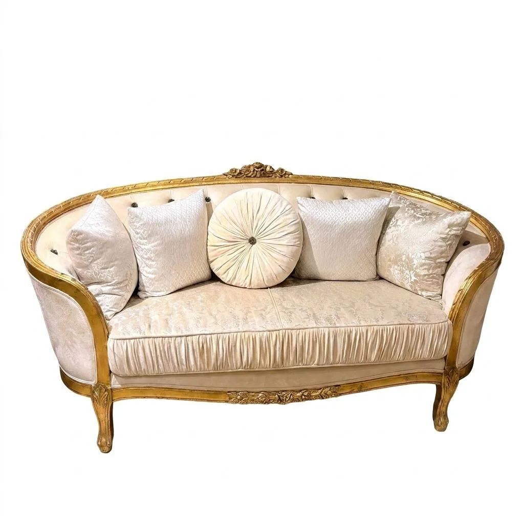 Louis XVI Ivory Sofa — Interiors By Muhammad